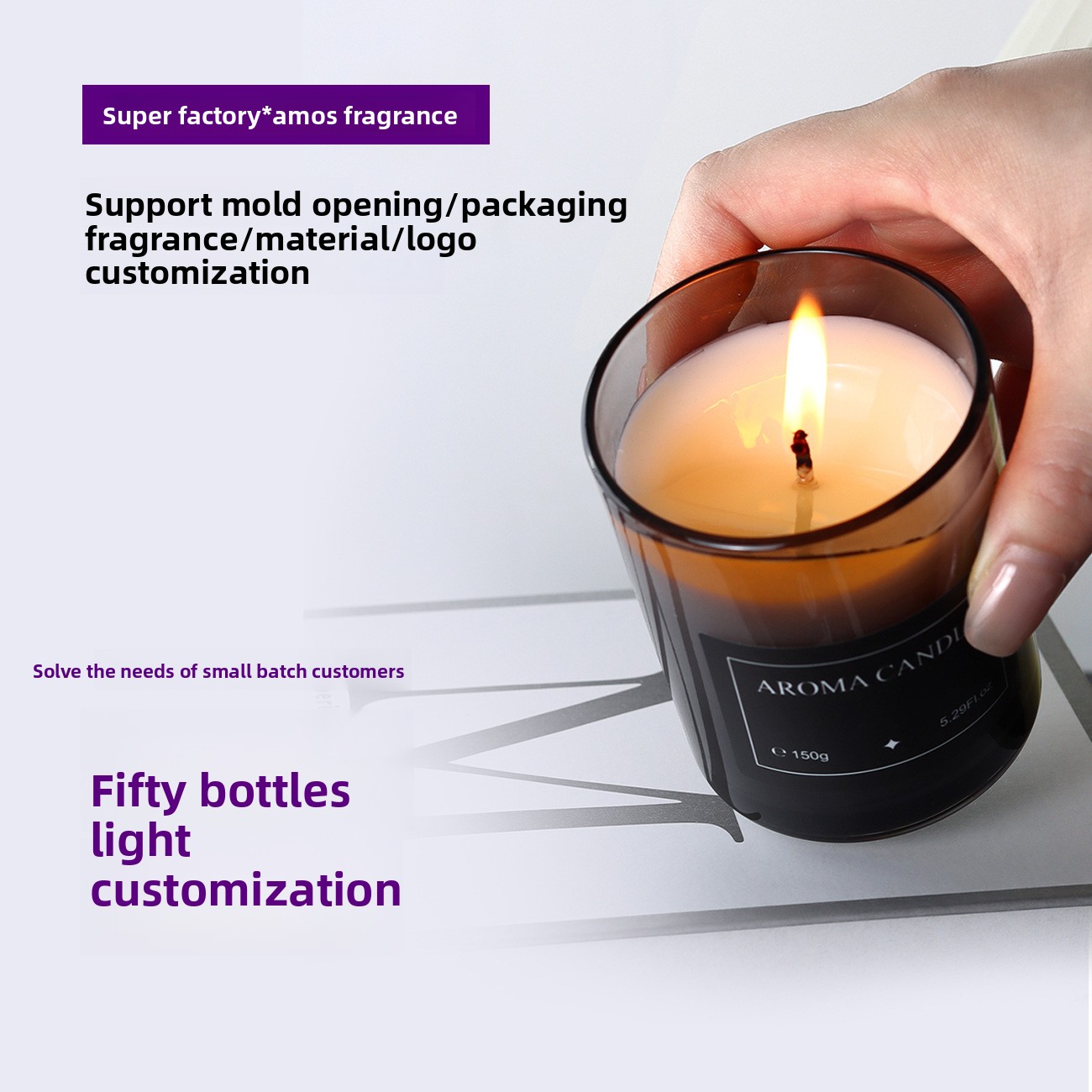 Candle Souvenir - 향초 소이왁스 무연 실내 가정용 신선한