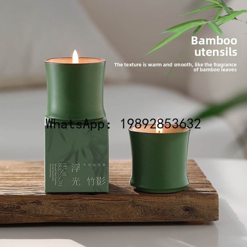 Candle Souvenir - LZ 향초 선물세트 대나무 세라믹 선물