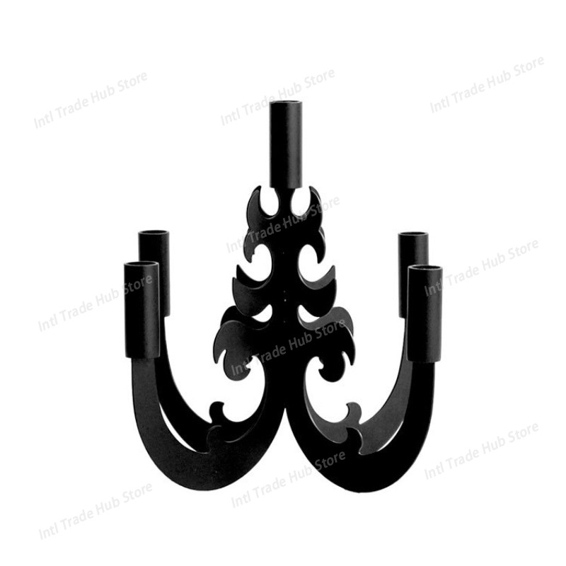 Luxury Candle Supplies Usa - 빈티지 캔들 홀더 거실 고급 금속