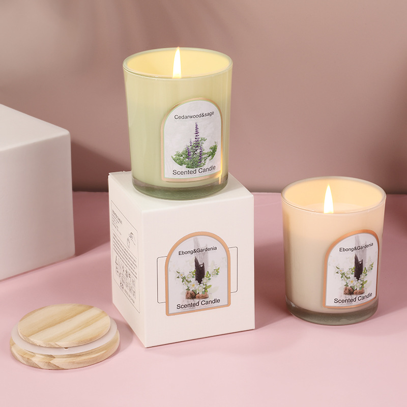 나무 덮개 컬러 유리 향초 도매 맞춤형 가정용 향초 장 - Candle Souvenir 리뷰 및 가격