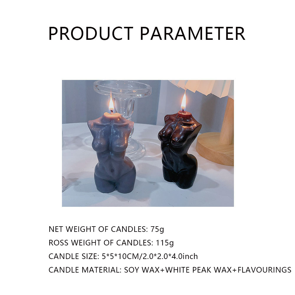 여성 토르소 바디 모양 향초 (홈데코용) – 예술적인  - Candle Souvenir 리뷰 및 가격