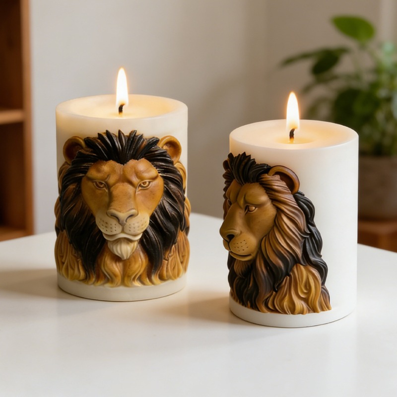 동물 사자 양초 몰드 실리콘 양초 몰드 고급 향초 창의 - Luxury Candle Supplies Usa 리뷰 및 가격